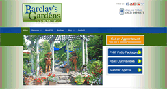 Desktop Screenshot of barclaysgardens.com